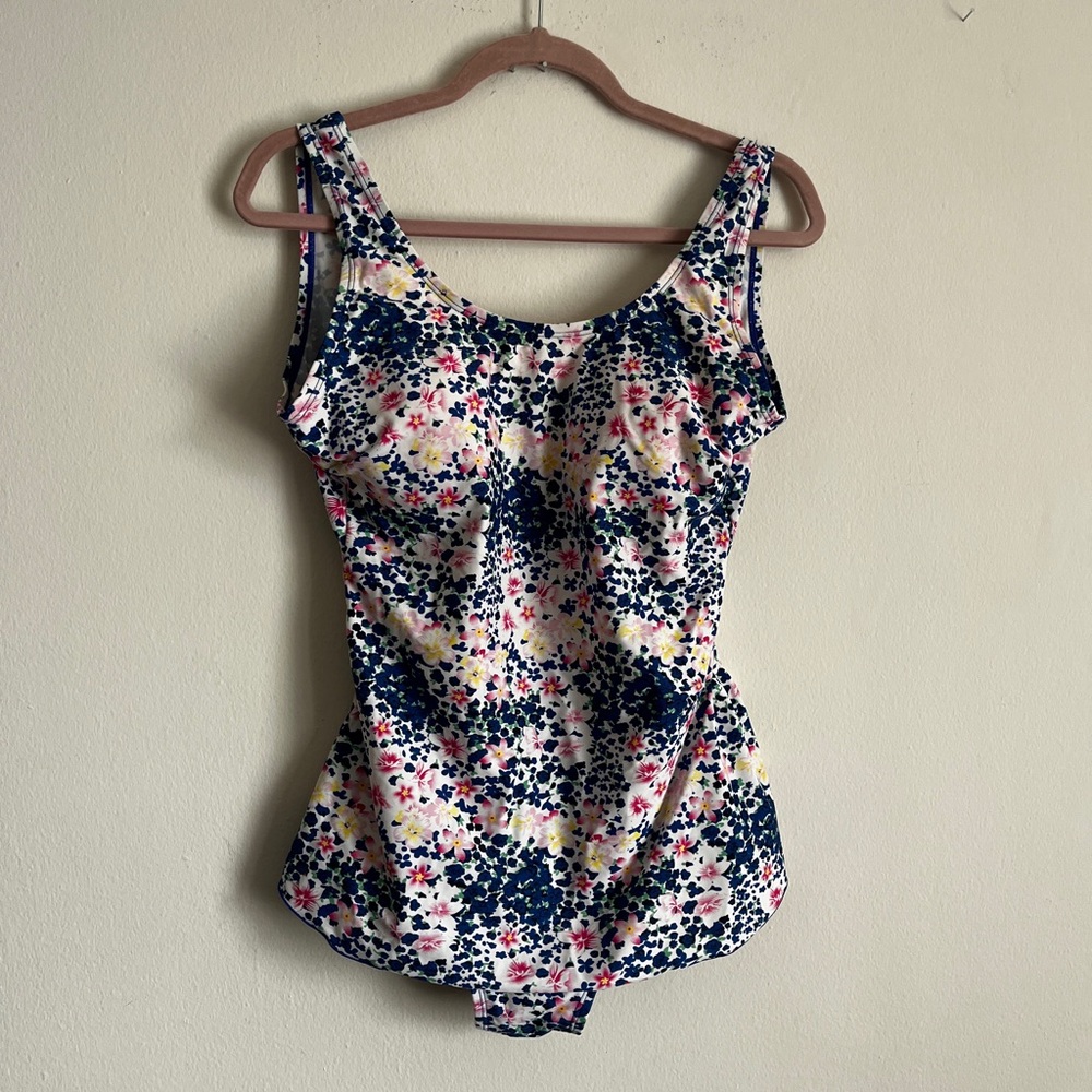 Shore Shapes One Piece Floral Swimsuit